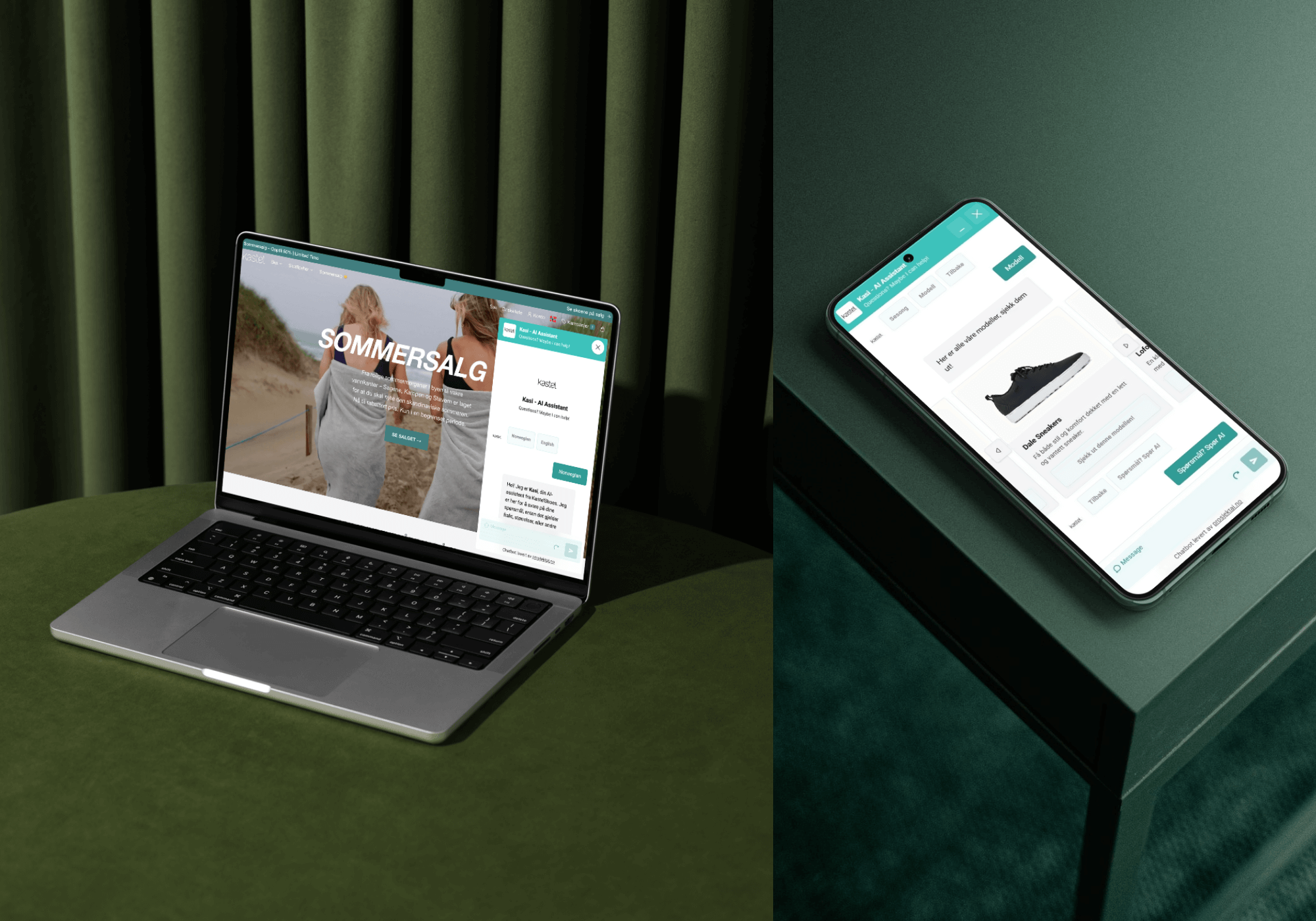 Kastel Shoes AI chatbot prosjekt